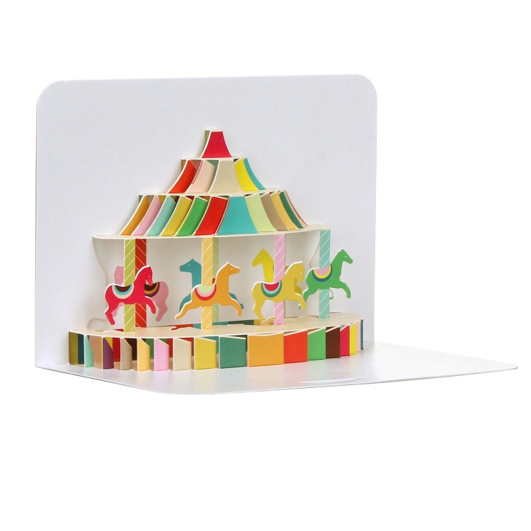 Carousel 3D Birthday Card by FORM